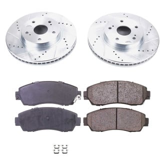 Callahan Brake Parts® - Drilled and Slotted Front Brake Kit