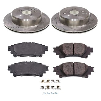 Callahan Brake Parts® - Drilled and Slotted Rear Brake Kit