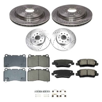 Callahan Brake Parts® - Drilled and Slotted Brake Kit