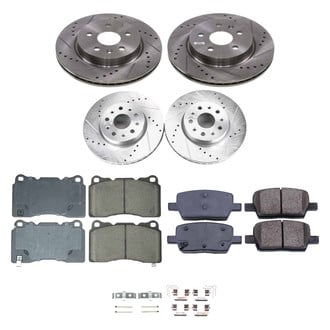 Callahan Brake Parts® - Drilled and Slotted Brake Kit