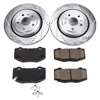 Callahan Brake Parts® - Drilled and Slotted Rear Brake Kit