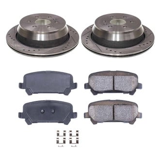 Callahan Brake Parts® - Drilled and Slotted Rear Brake Kit