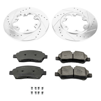 Callahan Brake Parts® - Drilled and Slotted Rear Brake Kit