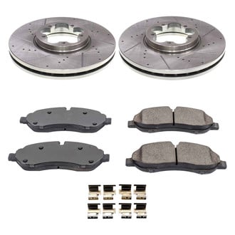 Callahan Brake Parts® - Drilled and Slotted Front Brake Kit