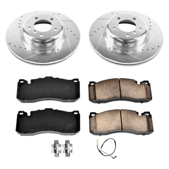 Callahan Brake Parts® - Drilled and Slotted Front Brake Kit