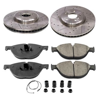 Callahan Brake Parts® - Drilled and Slotted Front Brake Kit