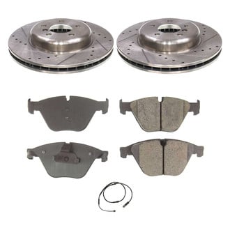 Callahan Brake Parts® - Drilled and Slotted Front Brake Kit