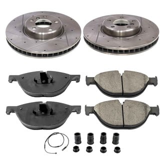 Callahan Brake Parts® - Drilled and Slotted Front Brake Kit