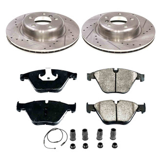 Callahan Brake Parts® - Drilled and Slotted Front Brake Kit