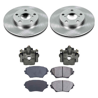 Callahan Brake Parts® K028952 - Plain Front Brake Kit with Calipers