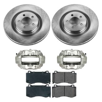 Callahan Brake Parts® - Plain Brake Kit with Calipers