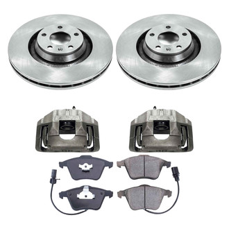 Callahan Brake Parts® - Plain Brake Kit with Calipers