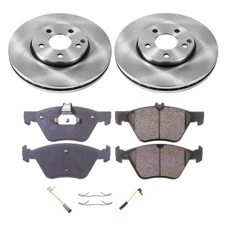 Callahan Brake Parts® - Plain Front Brake Kit