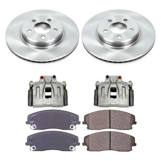 Callahan Brake Parts® - Plain Brake Kit with Calipers