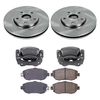 Callahan Brake Parts® - Plain Brake Kit with Calipers