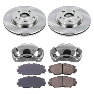 Callahan Brake Parts® - Plain Brake Kit with Calipers