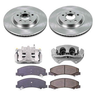 Callahan Brake Parts® - Plain Front Brake Kit with Calipers