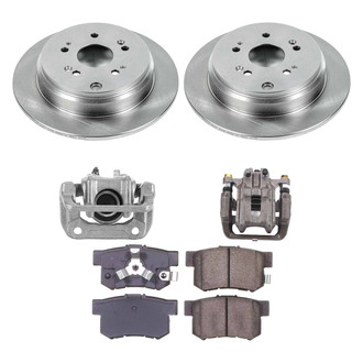 Callahan Brake Parts® - Plain Brake Kit with Calipers