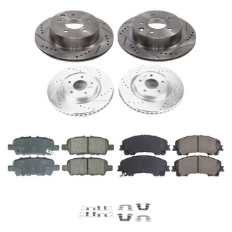 Callahan Brake Parts® - Drilled and Slotted Brake Kit