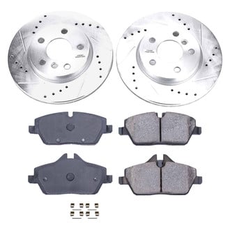 Callahan Brake Parts® - Drilled and Slotted Front Brake Kit