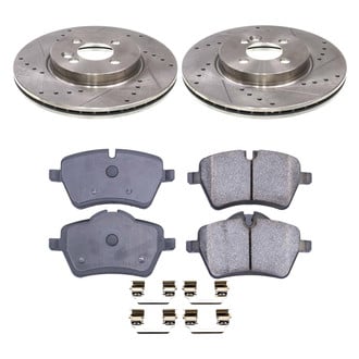 Callahan Brake Parts® - Drilled and Slotted Front Brake Kit