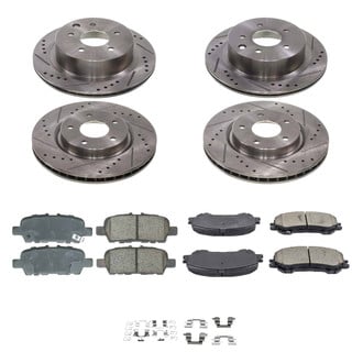 Callahan Brake Parts® - Drilled & Slotted Brake Kit