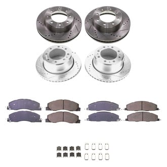 Callahan Brake Parts® - Drilled and Slotted Brake Kit