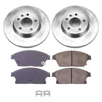 Callahan Brake Parts® - Plain Front Brake Kit