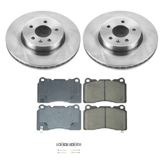Callahan Brake Parts® - Plain Front Brake Kit