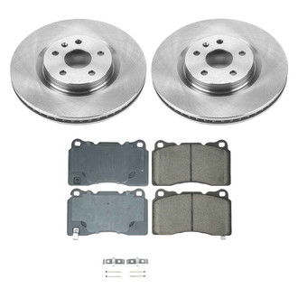 Callahan Brake Parts® - Plain Front Brake Kit