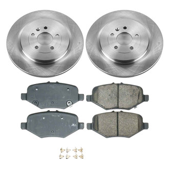 Callahan Brake Parts® - Plain Rear Brake Kit