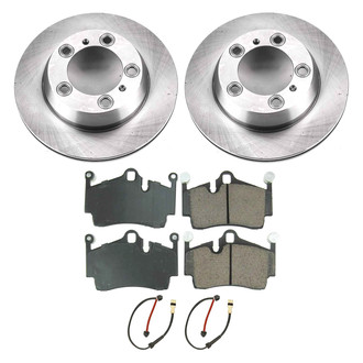 Callahan Brake Parts® - Plain Rear Brake Kit