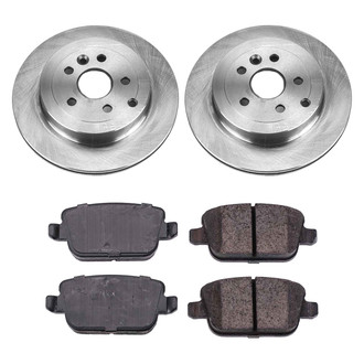 Callahan Brake Parts® - Plain Rear Brake Kit