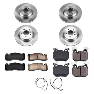 Callahan Brake Parts® - Plain Front and Rear Brake Kit