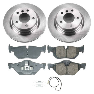 Callahan Brake Parts® - Plain Rear Brake Kit