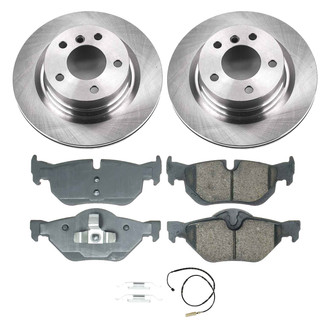 Callahan Brake Parts® - Plain Rear Brake Kit