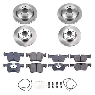 Callahan Brake Parts® - Plain Front and Rear Brake Kit
