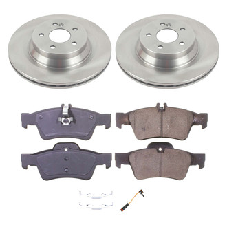 Callahan Brake Parts® - Plain Rear Brake Kit