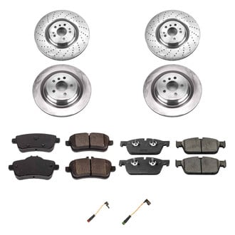 Callahan Brake Parts® - Plain Front and Rear Brake Kit