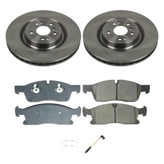 Callahan Brake Parts® - Plain Front Brake Kit