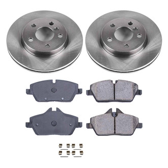 Callahan Brake Parts® - Plain Front Brake Kit