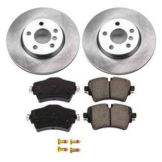 Callahan Brake Parts® - Plain Front Brake Kit