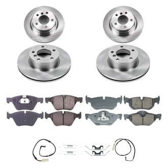 Callahan Brake Parts® - Plain Front and Rear Brake Kit