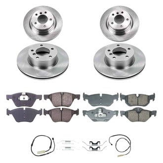 Callahan Brake Parts® - Plain Front and Rear Brake Kit