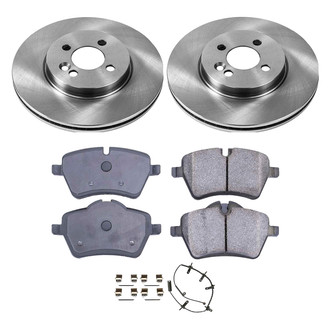 Callahan Brake Parts® - Plain Front Brake Kit
