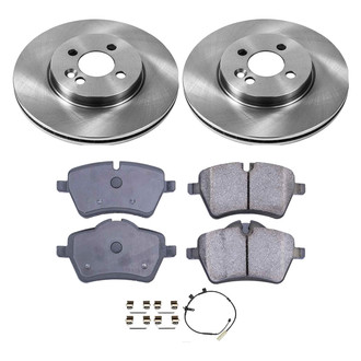 Callahan Brake Parts® - Plain Front Brake Kit