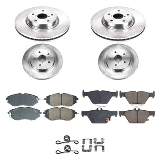 Callahan Brake Parts® - Plain Brake Kit