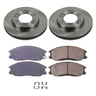Callahan Brake Parts® - Plain Front Brake Kit
