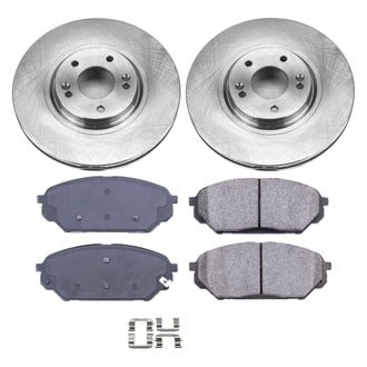 Callahan Brake Parts® - Plain Front Brake Kit