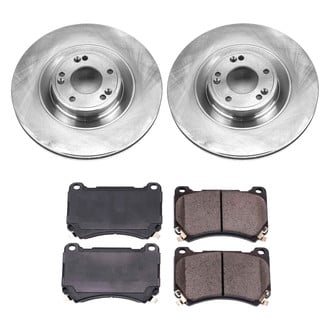 Callahan Brake Parts® - Plain Front Brake Kit